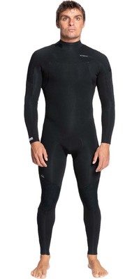2024 Quiksilver Heren Everyday Sessions 4/3mm Rug Ritssluiting Wetsuit EQYW103183 - Black